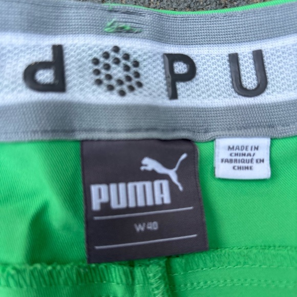 Puma Green Golf Shorts - Picture 3 of 6